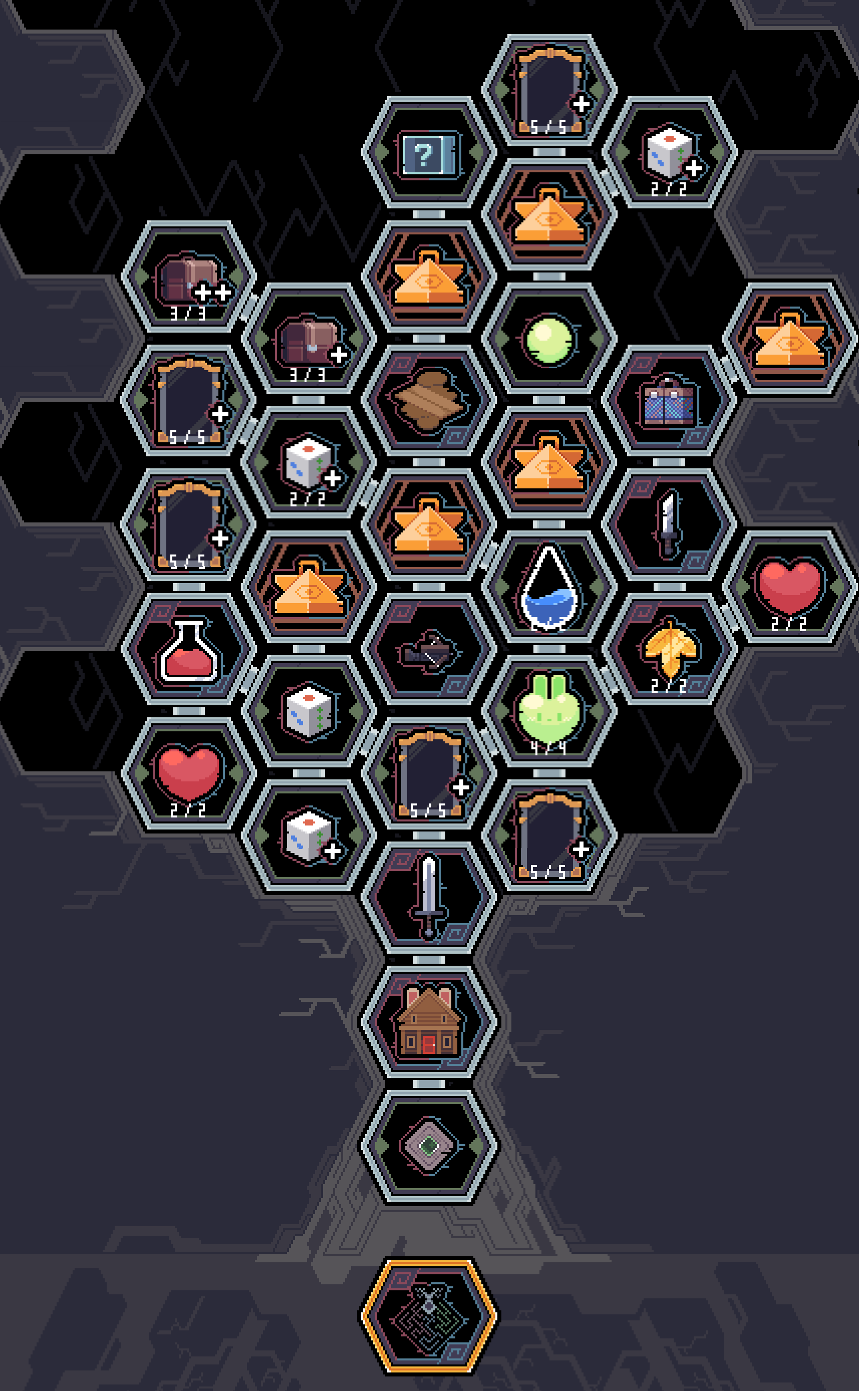 Fully unlocked Sephiria Destiny Inscription tree from a community progression guide