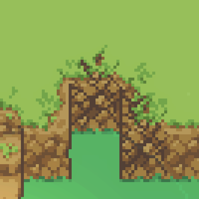 Woodlands Floor 2 branch wall before a Sephiria secret room opens